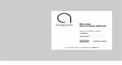 Desktop Screenshot of adherents.ateliersdart.com